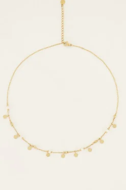 Collier Vintage Avec Pastilles Et Perles