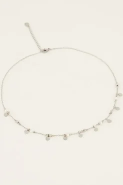 Collier Vintage Avec Pastilles Et Perles