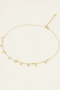 Collier Vintage Avec Pastilles Et Perles