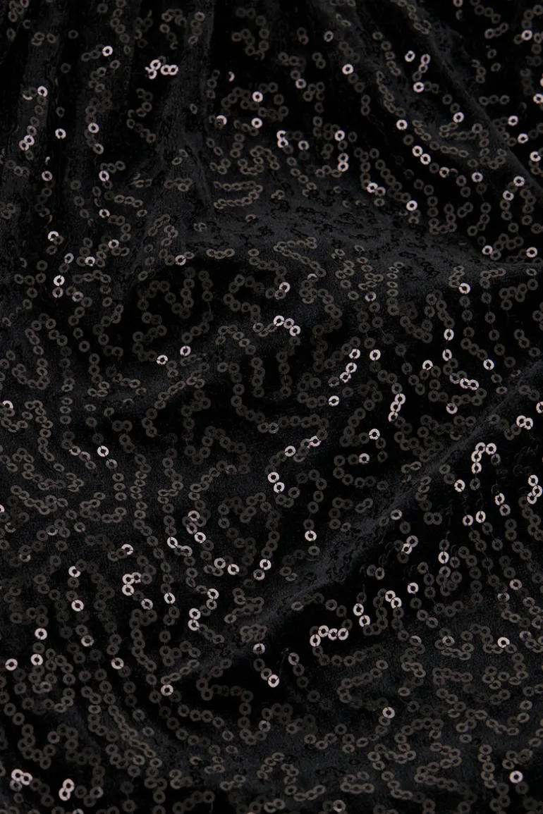 Combinaison Noire à Paillettes