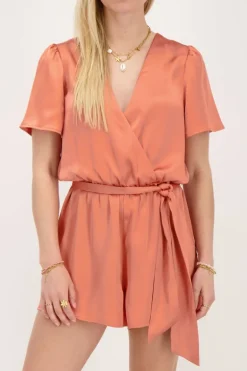 Combinaison Orange Aspect Satiné