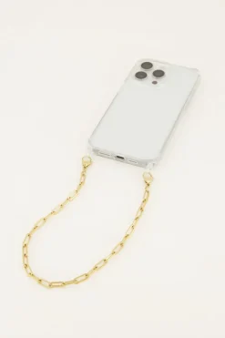 Cordon De Téléphone Avec Lien En Or