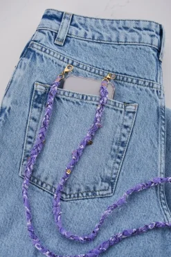 Cordon De Téléphone Bandana Violet