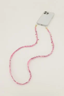 Cordon De Téléphone Bandana Rose