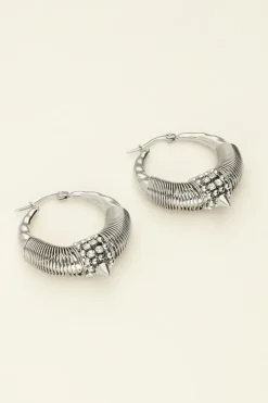 Créoles Bali à Perles Et Strass