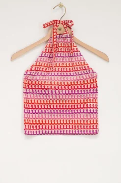 Débardeur En Crochet Multicolore
