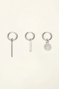 Ensemble De Boucles D'oreilles Médaillon