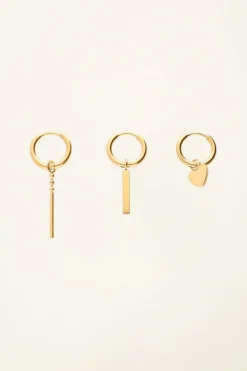 Ensemble De Boucles D'oreilles Coeur