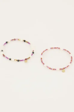 Ensemble De Bracelets En Perles De Forme