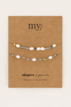 Ensemble De Bracelets En Perles De Forme