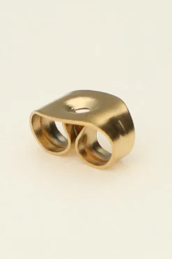 Fermoirs De Boucles D'oreilles En Acier Inoxydable 4 Pièces