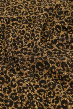 Haut à Une Manche Imprimé Léopard Avec Lurex
