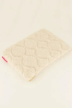 Housse Pour Ordinateur Teddy Beige Avec Motif