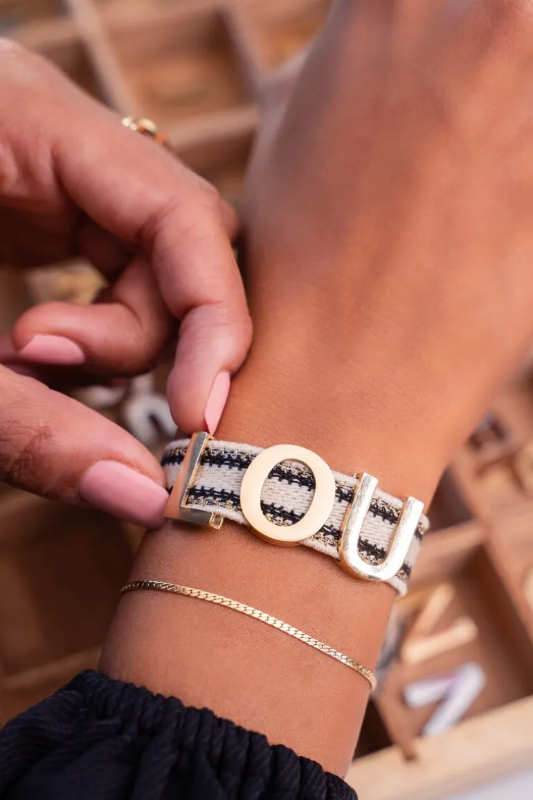 Initiale Pour Bracelet Bohème
