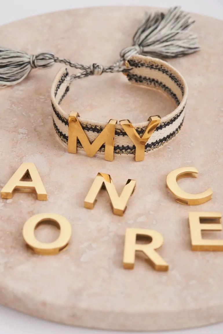 Initiale Pour Bracelet Bohème