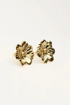 Island Clous D'oreilles Avec Fleur