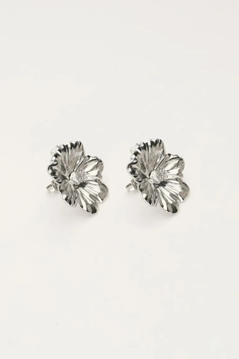 Island Clous D'oreilles Avec Fleur