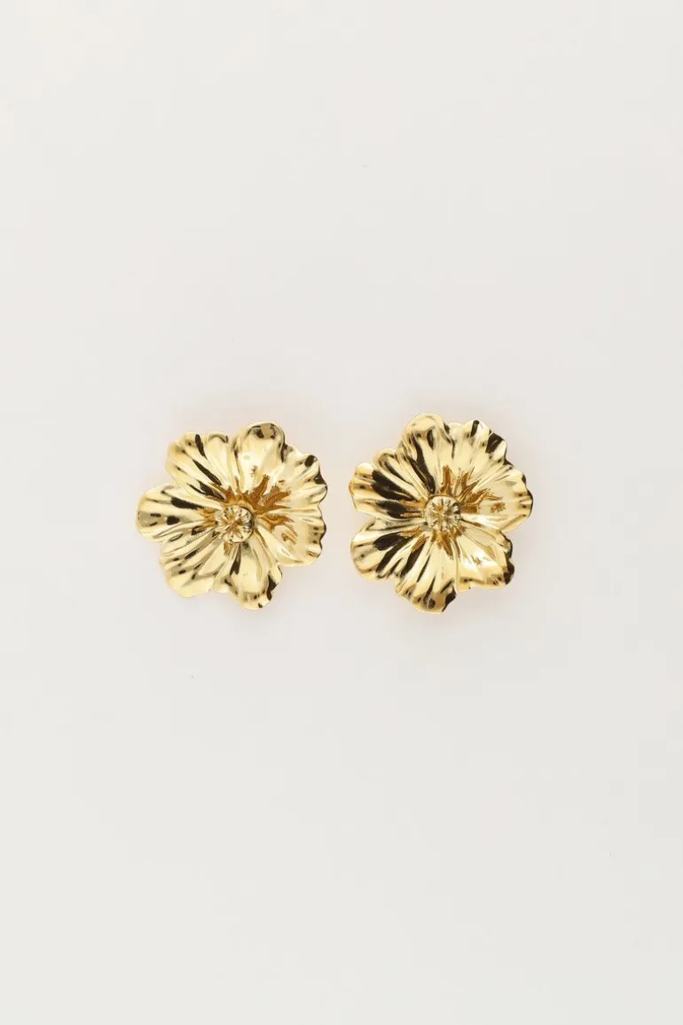 Island Clous D'oreilles Avec Fleur