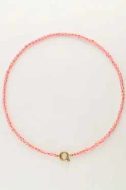 Island Collier De Perles Roses Avec Fermoir