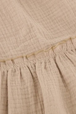 Jupe Beige à Volant