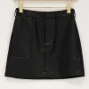 Jupe En Simili Cuir Noir