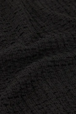 Jupe Longue Noire Avec Structure Et Fente