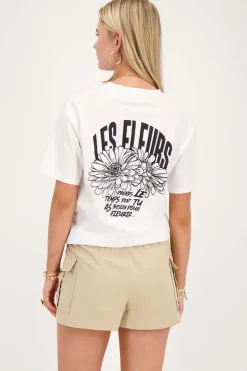 Jupe-short Beige Avec Poches Cargo