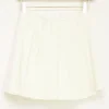 Jupe-short Blanche Plissée