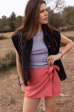 Jupe-short Corail