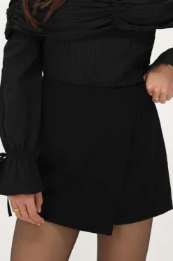 Jupe-short Courte Noire Basique