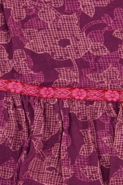 Jupe-short Rose à Imprimé Fleuri