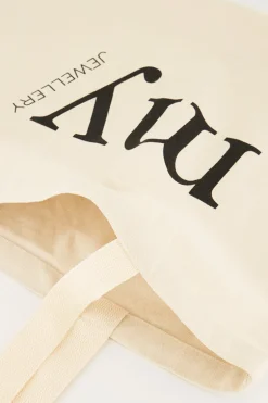 Large Tote Bag Beige My Jewellery
