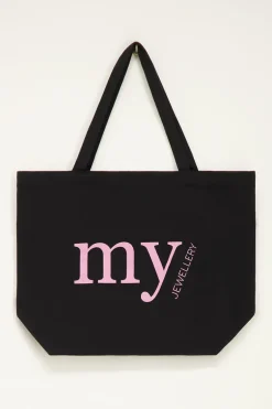 Large Tote Bag Noir My Jewellery