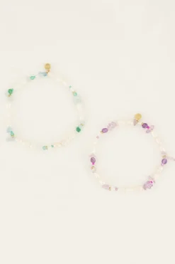Lot De Bracelets Souvenir à Perles