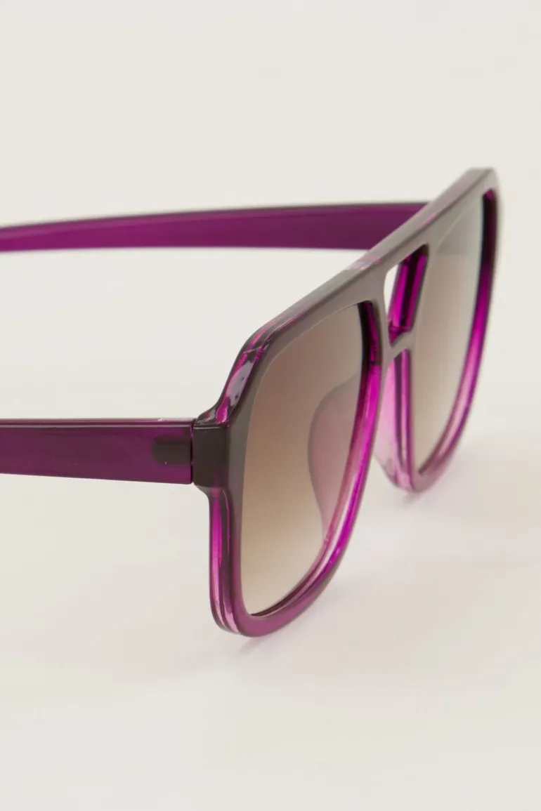 Lunettes De Soleil Aviateur Roses