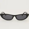 Lunettes De Soleil Cat Eye Noires