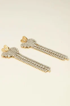 Maxi Boucles D'oreilles Cœur à Strass Universe
