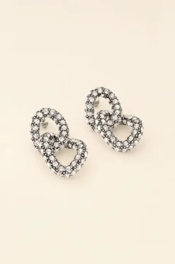 Maxi Boucles D'oreilles Maillons à Strass