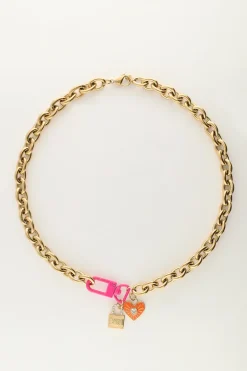 Maxi Collier Candy Avec Fermoir Et Charms