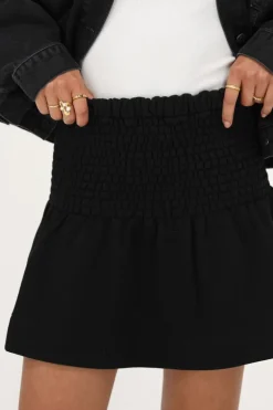Minijupe Noire Avec élastique