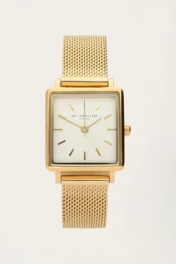 Montre à Cadran Carré Blanc