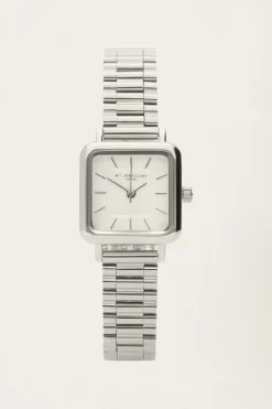 Montre Vintage Carrée Avec Bracelet à Maillons