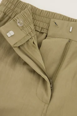 Pantalon Cargo Vert Avec Taille élastique