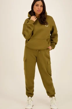 Pantalon Jogging Cargo Vert