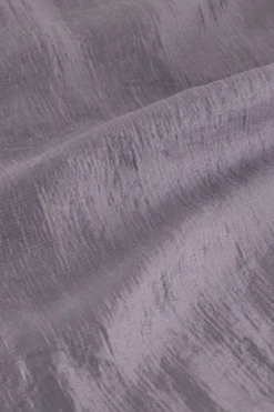 Pantalon Large Gris Satiné