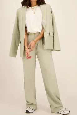 Pantalon Large Vert Clair