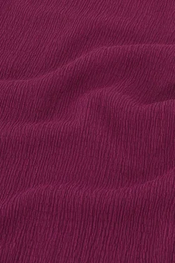 Pantalon Large Violet Texturé