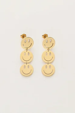 Petites Boucles D'oreilles Candy Avec Smiley