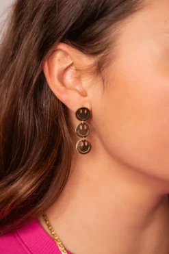 Petites Boucles D'oreilles Candy Avec Smiley