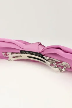 Pince à Cheveux Nœud Rose